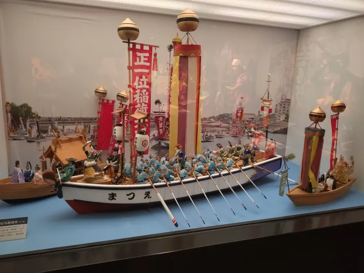 櫂伝馬踊船模型