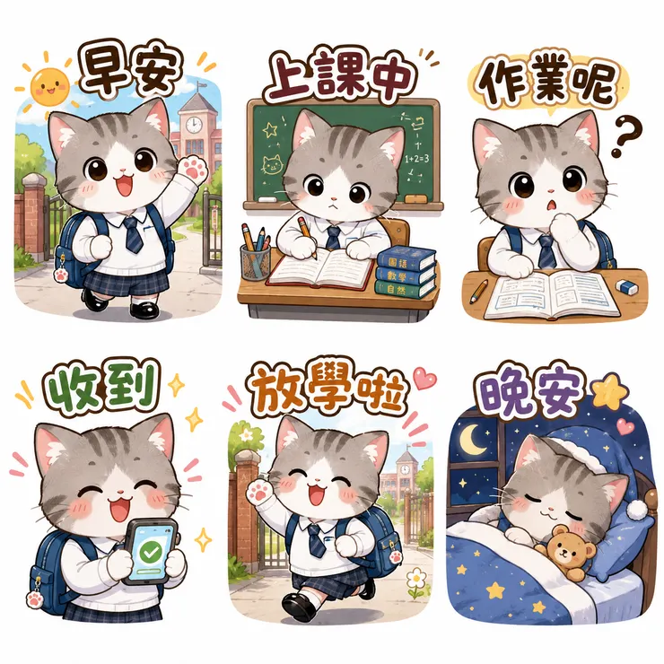 貓咪學生