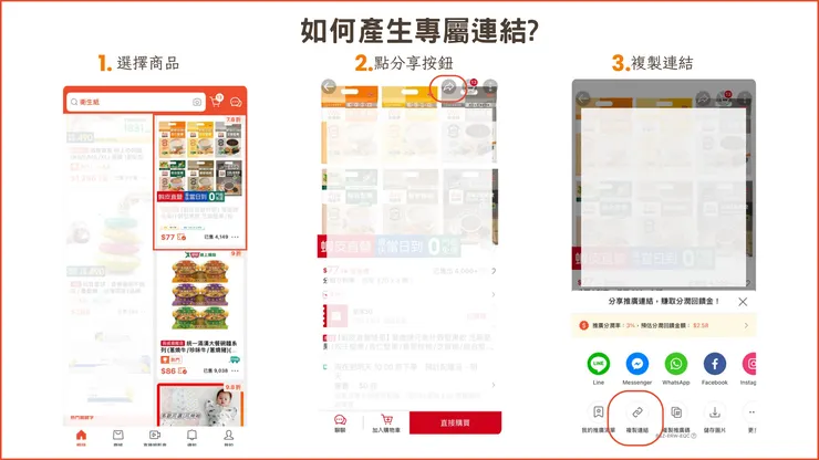 如何產生專屬連結