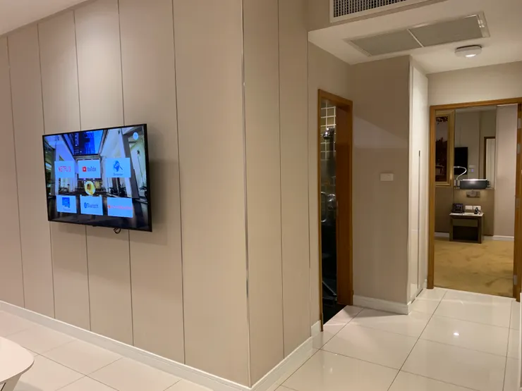 一房一廳,客廳陽台電視,房間一台電視