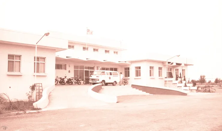 圖9 臺灣省烏腳病防治中心 案名：民國68年臺灣省政府第10任省主席林洋港省政活動紀實 檔號：0068/140101/305 來源機關：國家發展委員會檔案管理局 管有機關：國家發展委員會檔案管理局