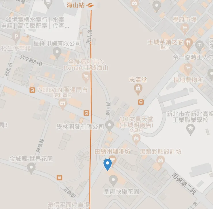 位置在學府路二段上。