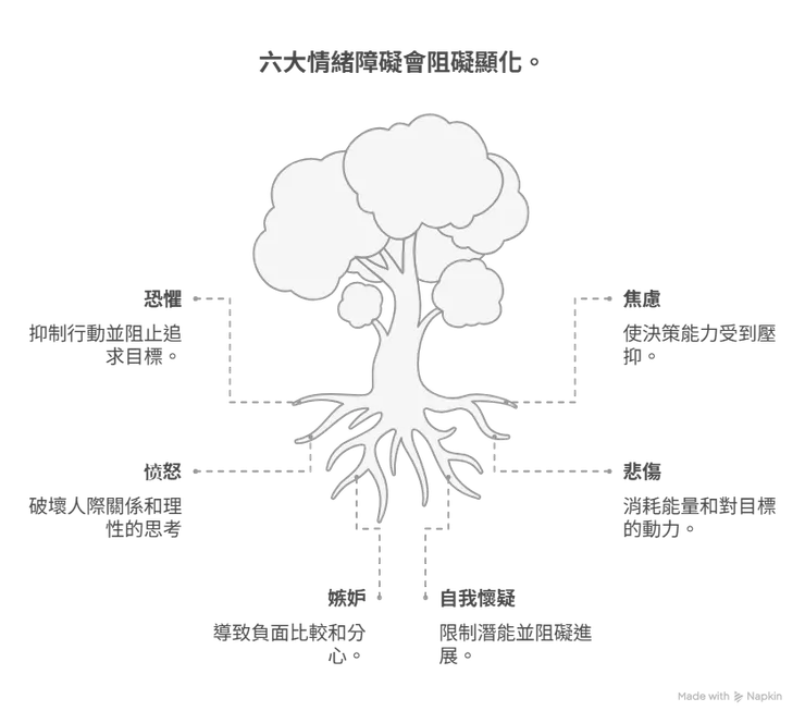 六大阻礙成功的情緒