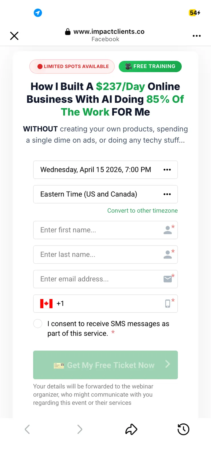 脸书链接的网页2