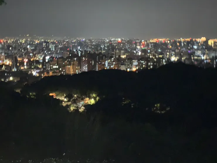 桃園虎頭山公園夜景