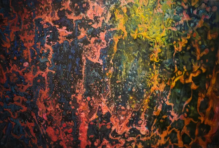  張國治 《 斷裂詩境 》2026（ 拍攝 筆者 ）