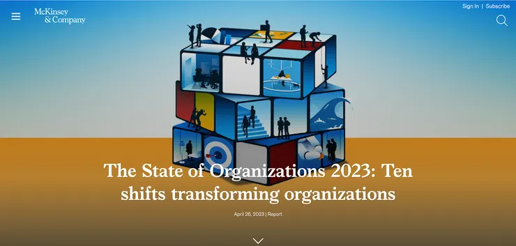 《2023年組織狀態報告：十大變革趨勢》