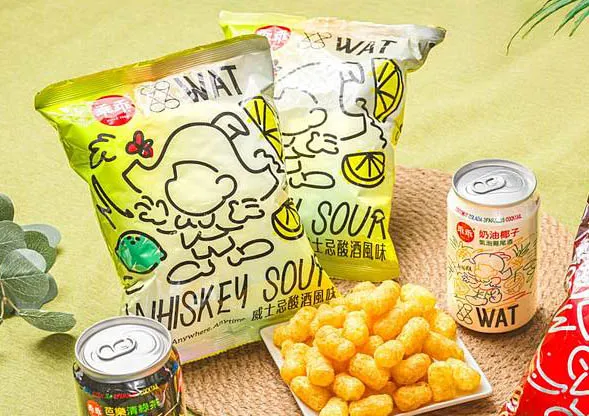 「乖派組合」與「不乖派組合」的兩款餅乾與調酒。