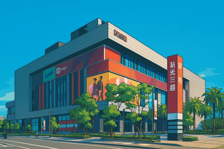 老台南人青春記憶的「東帝士百貨」舊址,華麗變身為南山台南廣場,新光三越進駐4層樓、商場面積達1.1萬坪,成為北區最大百貨據點。