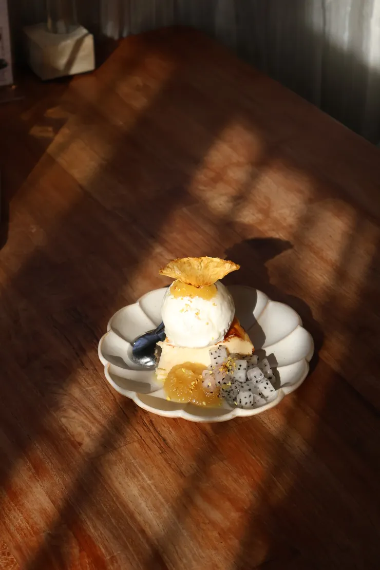 時令水果巴斯克乳酪蛋糕