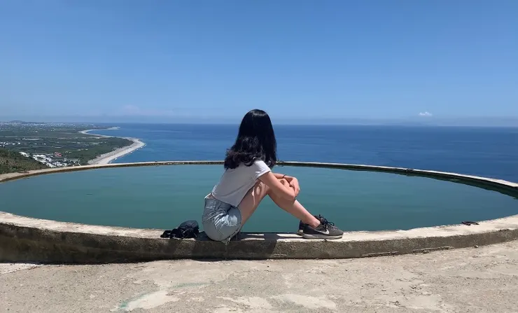 中午的陽光 看海特別美