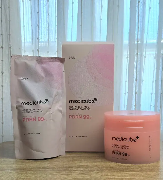 PDRN粉紅膠原凝膠爽膚棉