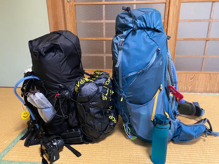 一早整理的行囊