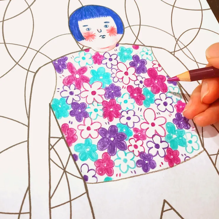 著色過程幫助人們專心於享受當下