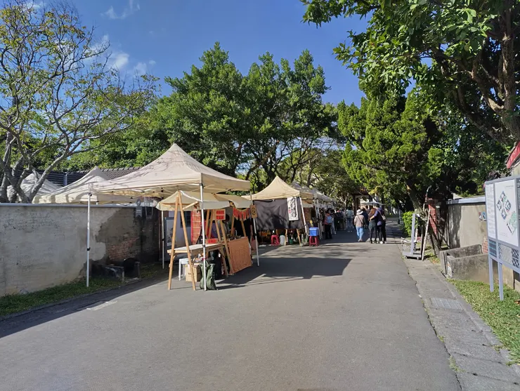 馬祖新村來的時候有文創市集