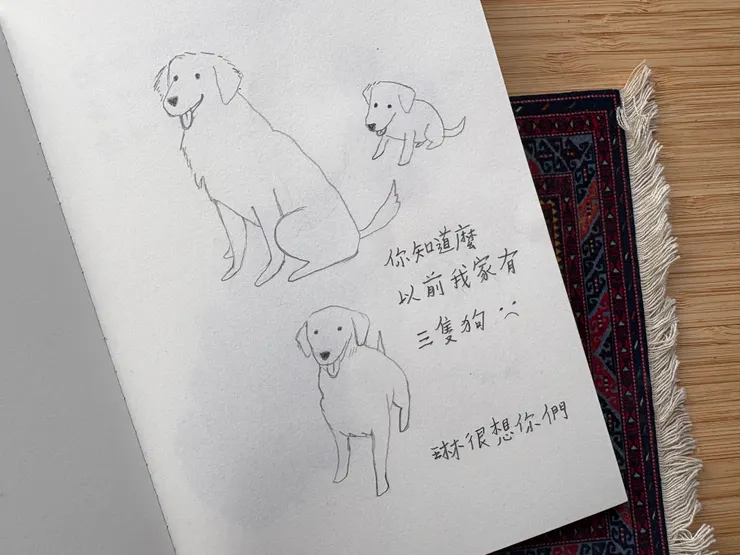 我又多放了一張，因為自覺狗畫得像：D（看誰會發現）