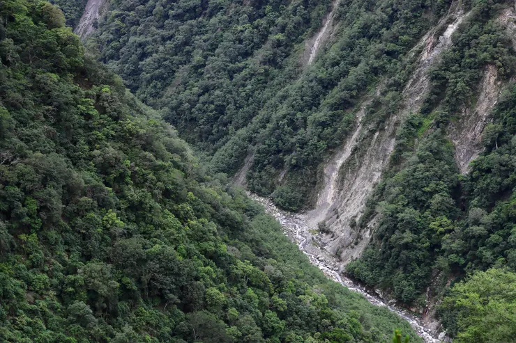 陳友蘭溪深邃的溪谷