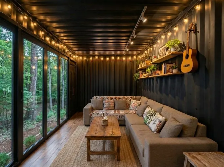 AI-generated architecture render created using free credits