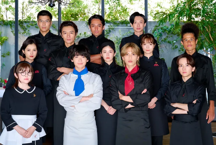K餐廳的主要演員合照,圖片來源:TBS劇照