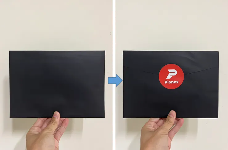 Pionex 實體橘卡:信件