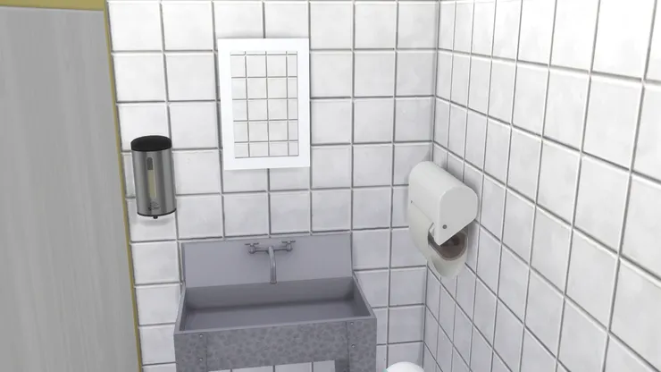 雖然有想過只得一個洗手盆太少，但實在放不下第二個，也應該不會同時有這麼多人要洗手吧。