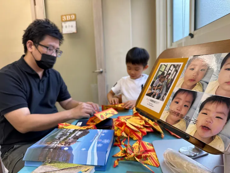 從沒想過替祐摺蓮花的場景~