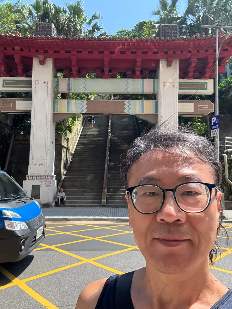 信二路上的中正公園起始點