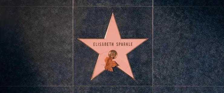 電影開頭與結尾的Elisabeth紀念地板