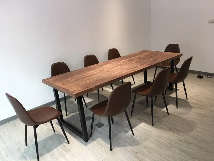 工業風做舊口字腳餐桌椅字腳餐桌椅