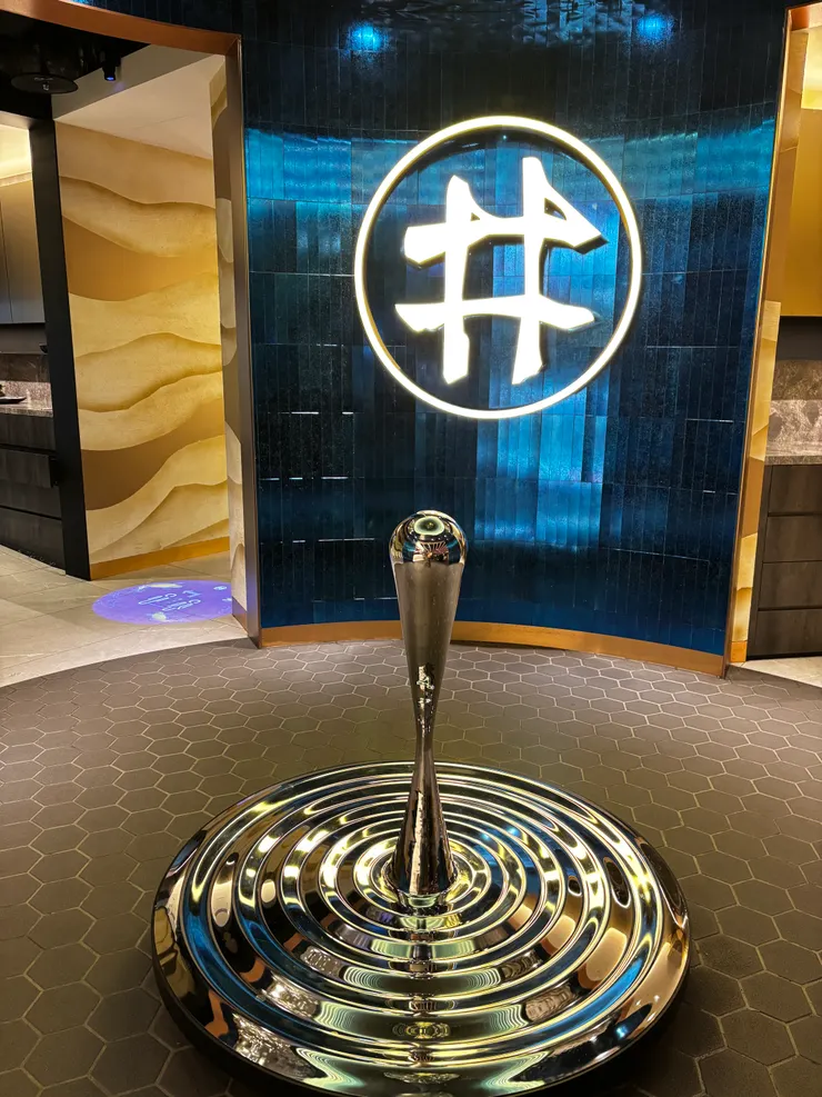 水滴造型的門口