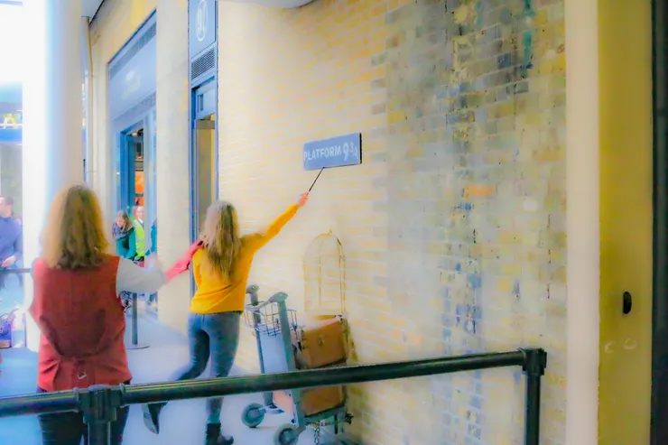 國王十字車站裡的9 3/4月台