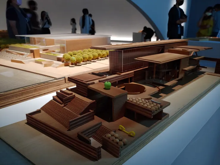 2022年參加《挑戰—安藤忠雄展》拍攝的照片