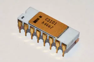 Intel 3101 是世界第一顆商業化的固態記憶體晶片,專為軍用控制系統而設計
