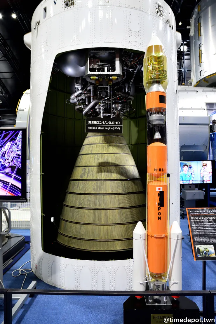 H-IIA火箭第二段引擎LE-5型實物