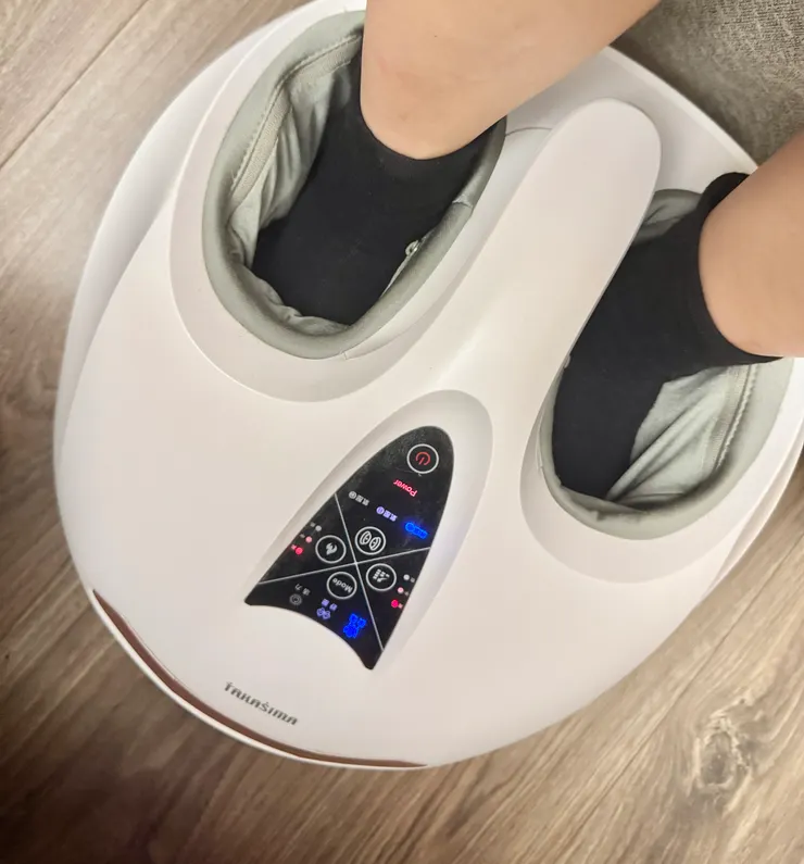 在家使用高島腳底按摩機的實況