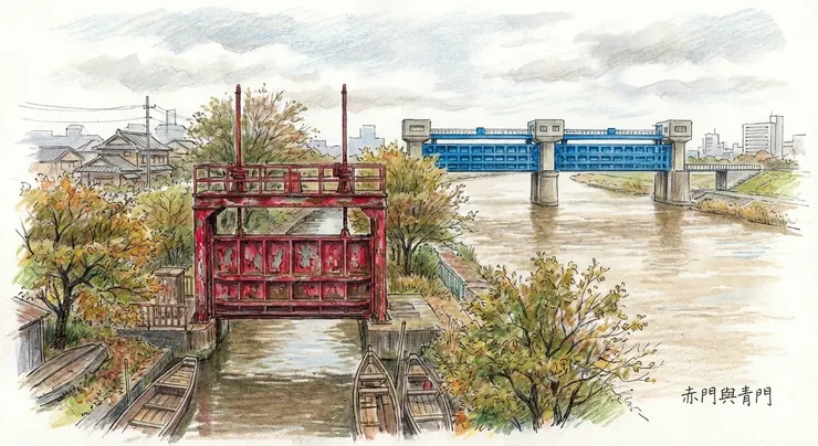 赤門與青門
