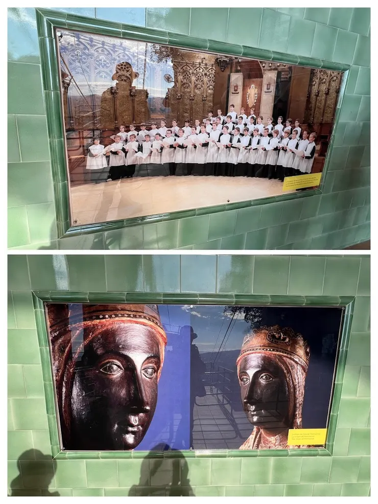 今日沒有合唱團表演， 參觀黑面聖母的門票也售罄。