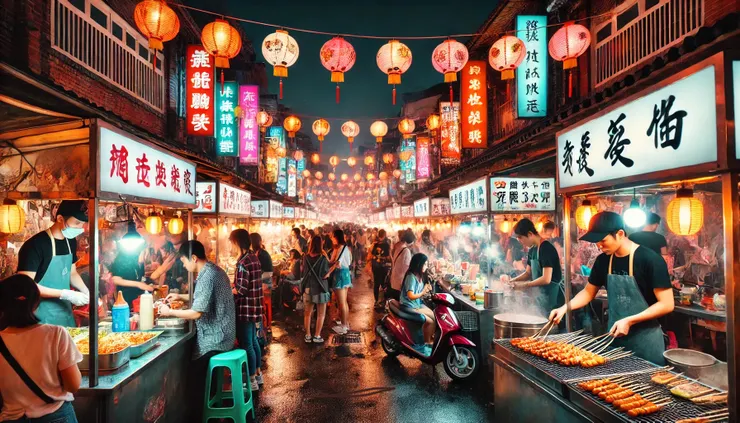 熱鬧的街道美食