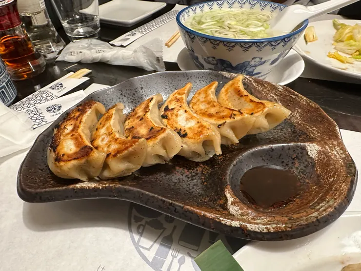 額外加點了人家推薦的牛肉燒餃子