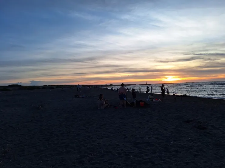 心心念念的落日