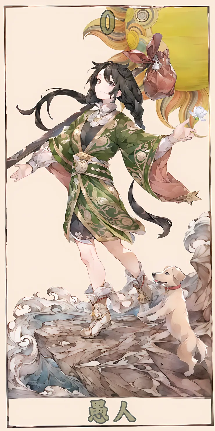 夏語遙塔羅牌：愚人