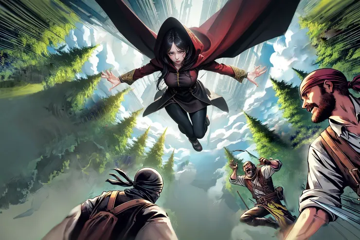 女主角重繪後的半成品