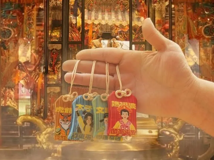 ▲唐氏症基金會攜手北港朝天宮，推出聯名護身符，以文化象徵共融，邀請全民把祝福化為行動。