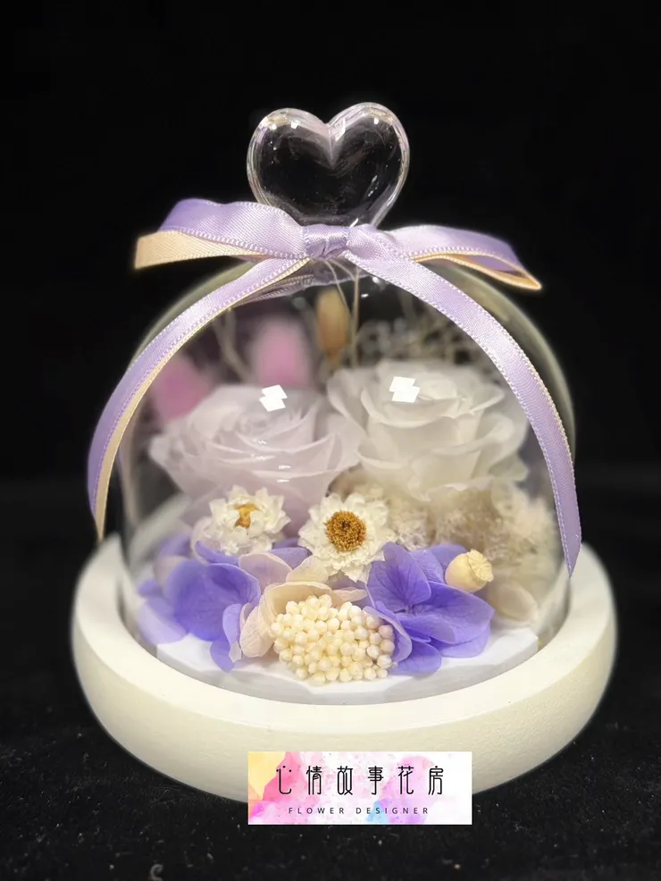 送禮怎麼挑?台南超夢幻玻璃花盅+乾燥花禮推薦!畢業季、情人節、生日都適用 心情故事花房