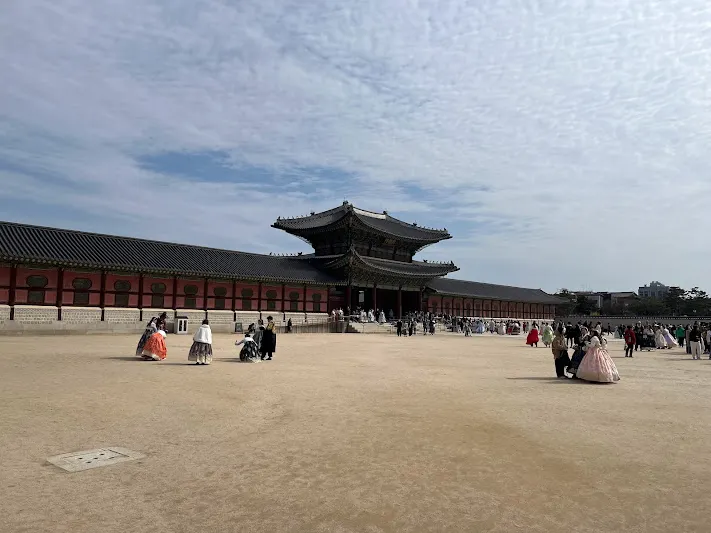 興禮門前，守衛交接儀式的地方。