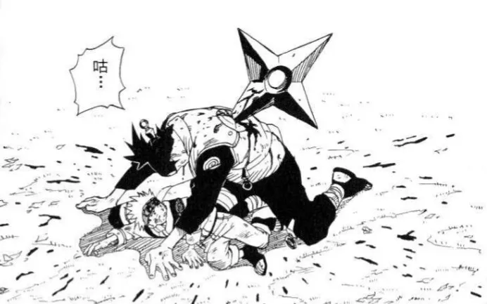 伊魯卡這一幕直接封神，體現了行動創造的「羈絆」以及「理解。」圖片來源自：火影忍者　漫畫