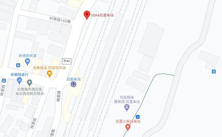 下次再從后里車站 騎ubike去（甲后自行車道）或是泰安自行車道