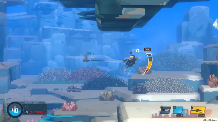 捕魚時的QTE小遊戲