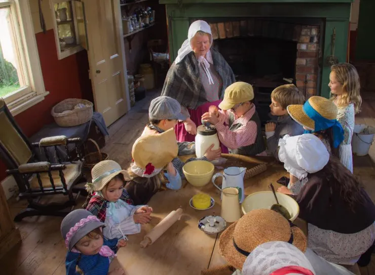 歷史村手作活動 ( 圖片來源:Auckland for Kids )