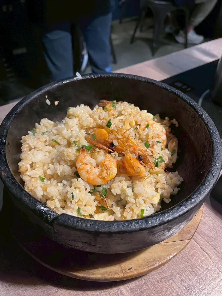 蒜蝦拌飯